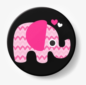 Dailyobjects Pink Aztec Elephant Designer Popholder - Indian Elephant, HD Png Download, Free Download