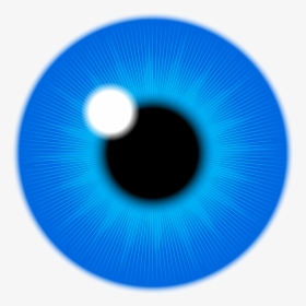 Onlinelabels Clip Art Blue - Anime Eye Iris Png, Transparent Png, Free Download