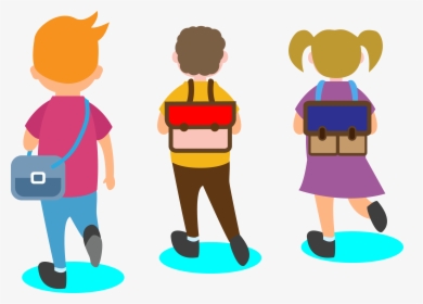 Transparent Back To School Png - Go To School Vector, Png Download, Free Download