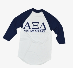 Alpha Xi Delta Autismspeaks Quatersleeve - Long-sleeved T-shirt, HD Png Download, Free Download
