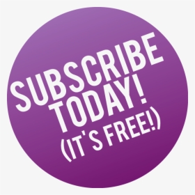 Purple Subscribe Png , Png Download - Circle, Transparent Png, Free Download