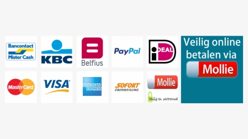 Veilig Betalen Via Mollie - Payment Method Icons Png, Transparent Png, Free Download