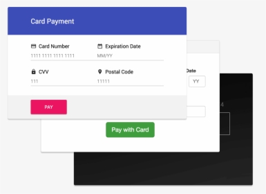 Hosted Fields@2x - Payment Ui, HD Png Download, Free Download