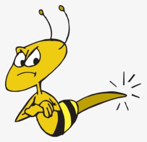 Bee Clipart Angry Clip - Bee Sting Animated Gif, HD Png Download, Free Download