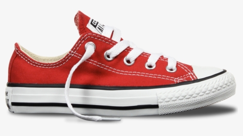 Converse Transparent Red - Red Low Cut Converse, HD Png Download, Free Download