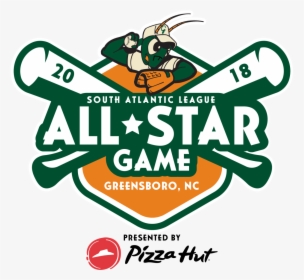 South Atlantic League All-star Game Logo - Greensboro Grasshoppers, HD Png Download, Free Download