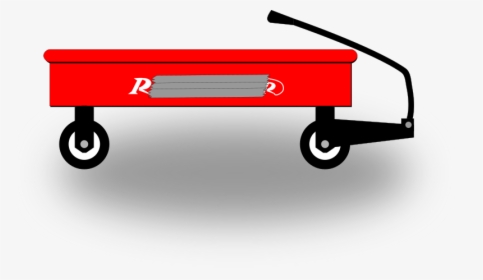 Little Red Wagon - Clip Art, HD Png Download, Free Download