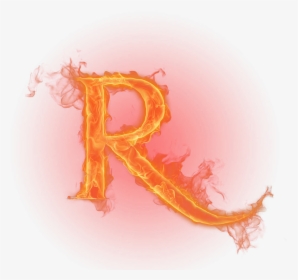 Fire Letter R Png, Transparent Png, Free Download