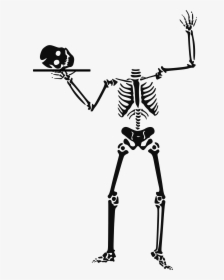 Human Clip Art - Halloween Skeleton Clipart, HD Png Download, Free Download