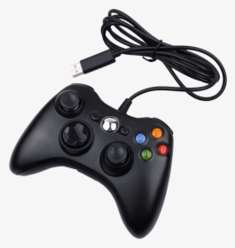 Generic Black (new) - Xbox Controller 360 Wired, HD Png Download, Free Download