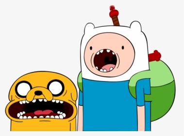 Finn And Jake Shocked By 100latino - Adventure Time Finn Shocked, HD Png Download, Free Download