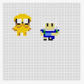 Finn And Jake Small Perler Bead Pattern / Bead Sprite - Perler Pattern Small, HD Png Download, Free Download