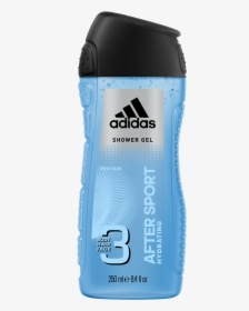 After Sport 3in1 Body, Hair And Face Shower Gel For - Adidas After Sport Shower Gel 250 Ml, HD Png Download, Free Download
