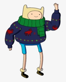 Finn And Jake Christmas Sweaters , Png Download - Adventure Time Finn Christmas Sweater, Transparent Png, Free Download