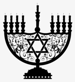 Menorah Hanukkah Png Transparent Images - Hanukkah Png, Png Download, Free Download