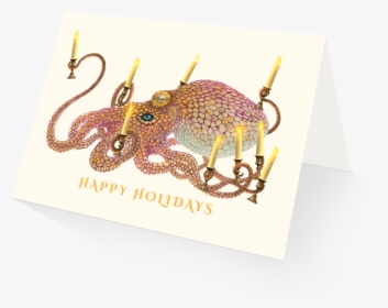 Octopus Holiday Card - Egg Decorating, HD Png Download, Free Download