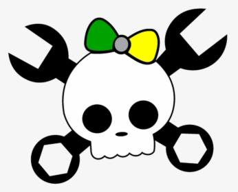 Skull And Crossbones With Wrenches, HD Png Download, Free Download