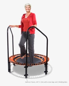 Transparent Woman Jumping Png - Old Person On Trampoline, Png Download, Free Download