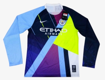 Manchester City 2019-2020 Celebration Long Sleeve Soccer - Man City Kit 18 19, HD Png Download, Free Download