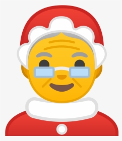 Download Svg Download Png - Mrs Claus Emoji, Transparent Png, Free Download