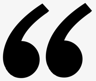 Double Quotation Marks Left - Inverted Comma Symbol Png, Transparent Png, Free Download