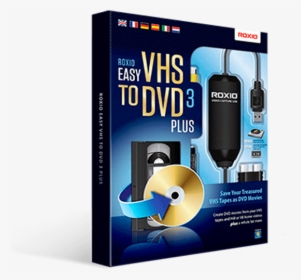 Roxio Easy Vhs To Dvd 3 Plus, HD Png Download, Free Download