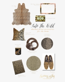 Leopard Print Accessories For Home - Animal Prints For Accessories, HD Png Download, Free Download