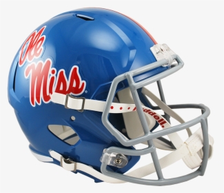 Mississippi Rebels Replica Full Size Speed Helmet - Usc Football Helmet, HD Png Download, Free Download