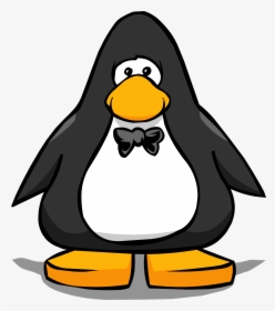 Black Bowtie From A Player Card - Club Penguin Brown Penguin, HD Png Download, Free Download