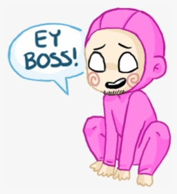 Pink Guy By Creepycatpasta - Cartoon, HD Png Download, Free Download