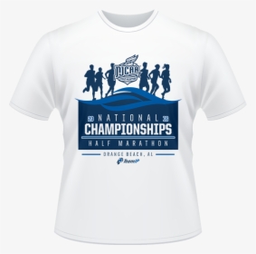 2016 Njcaa Half Marathon National Championship White - Marathon T Shirt, HD Png Download, Free Download