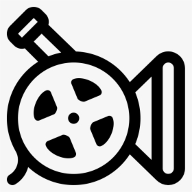 Cinema Reel Video Camera - Gravador De Video Antigo Em Desenho, HD Png Download, Free Download