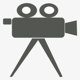 Movie Camera Film Png - Camera Clipart Black And White, Transparent Png, Free Download