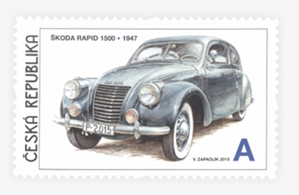 Škoda Cars On Postage Stamps - Škoda Rapid, HD Png Download, Free Download