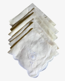 Vintage Linen Scalloed Edges Napkins, Set Of - Paper, HD Png Download, Free Download