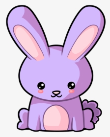 Purple Easter Bunny - Domestic Rabbit, HD Png Download, Free Download