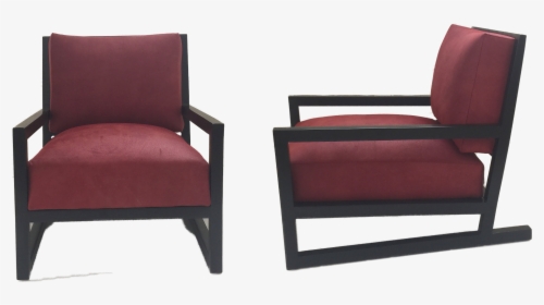 Burgundy Modern Chair - Club Chair, HD Png Download, Free Download