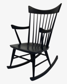 Drawing Chairs Rocking Chair - Black Rocking Chair Png Transparent Background, Png Download, Free Download
