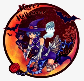 Happy Halloween - Kingdom Hearts Aqua Halloween, HD Png Download, Free Download