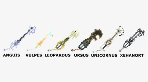 Kingdom Hearts Foretellers Keyblades, HD Png Download, Free Download