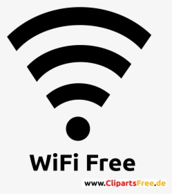 Wifi Symbol Clipart Bild Grafik Schwarz Weiss - Free Wifi Sign, HD Png Download, Free Download