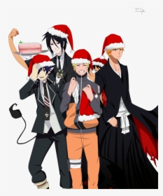 Anime, Christmas, And Merry Image - Anime Crossover Christmas, HD Png Download, Free Download