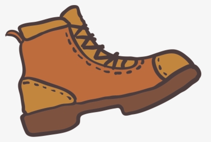 Boot Clip Art Outdoor Boots Transprent Png - Cartoon Hiking Boots Png, Transparent Png, Free Download