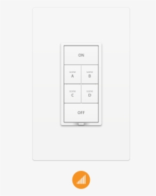 Keypad Types 6 Button Dimmer - Parallel, HD Png Download, Free Download