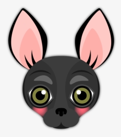 Black Chihuahua Emoji Stickers For Imessage Are You - Emoji Flag Of Mexico, HD Png Download, Free Download