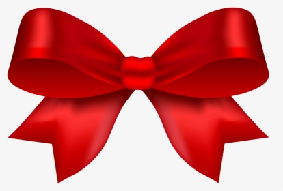 Christmas Bow Red Clipart Stunning Free Transparent - Clip Art Christmas Bow, HD Png Download, Free Download