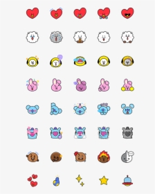 Bt21 Emoticons, HD Png Download, Free Download