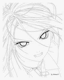 Moka Lineart By Inhuman91 - Line Art, HD Png Download, Free Download