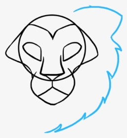 Lion Drawing Easy, HD Png Download, Free Download