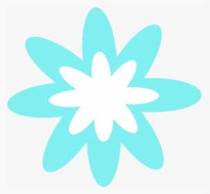 Blue Burst Flower - Octagonal Pineapple Doily Pattern Free, HD Png Download, Free Download